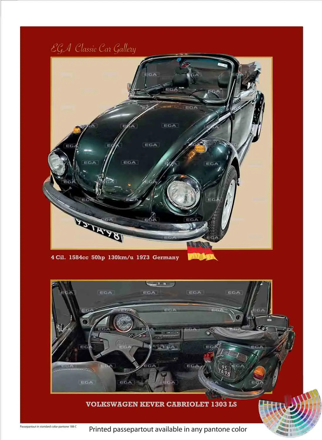 Volkswagen 1303 LS Cabriolet 1973 - Image 3