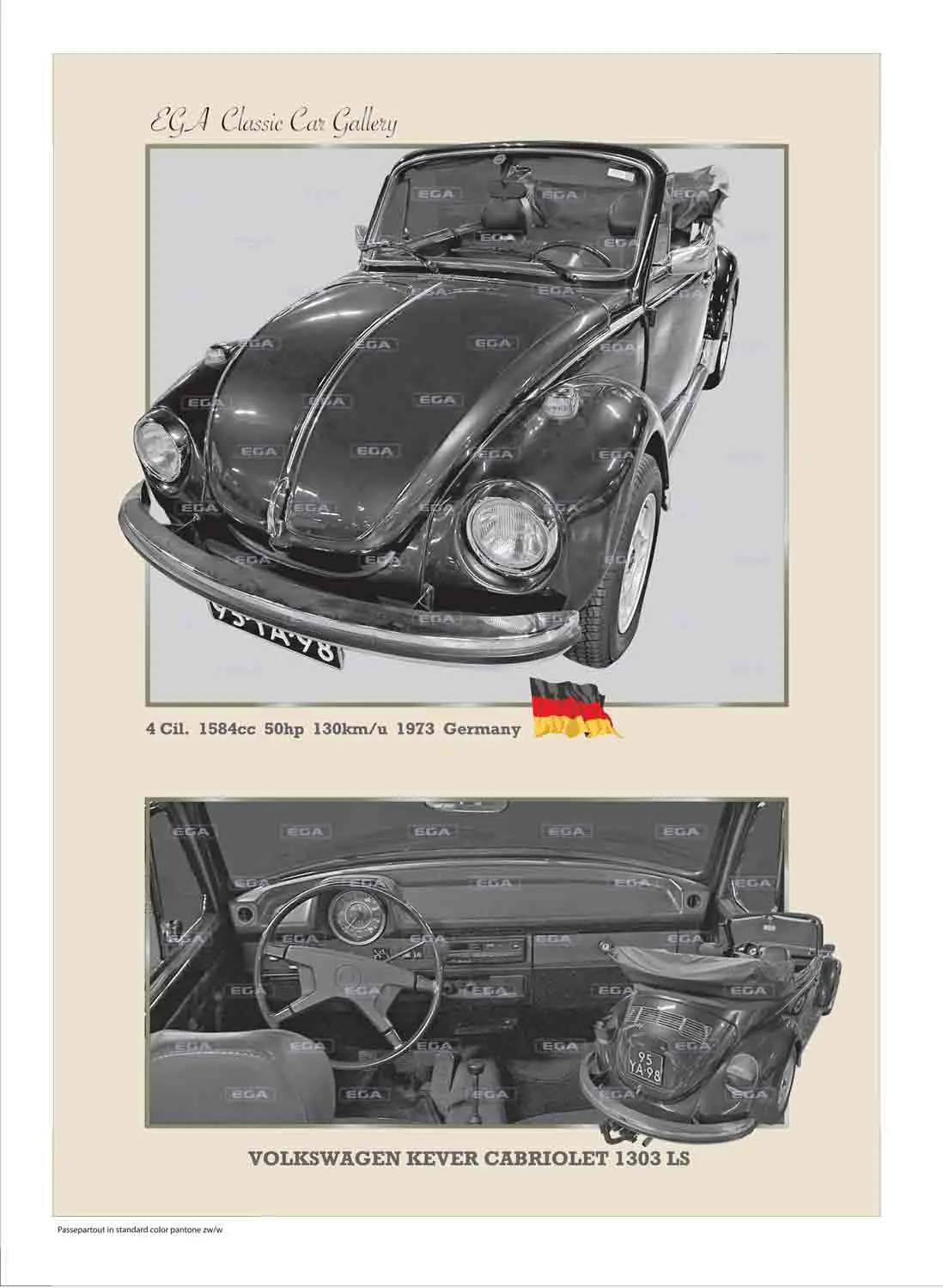 Volkswagen 1303 LS Cabriolet 1973 - Image 9