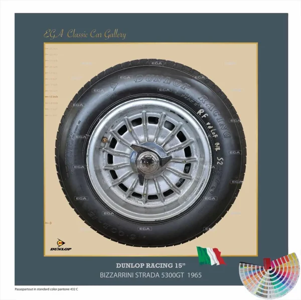 Bizzarrini Strada 5300 GT 1964 wheel 15"