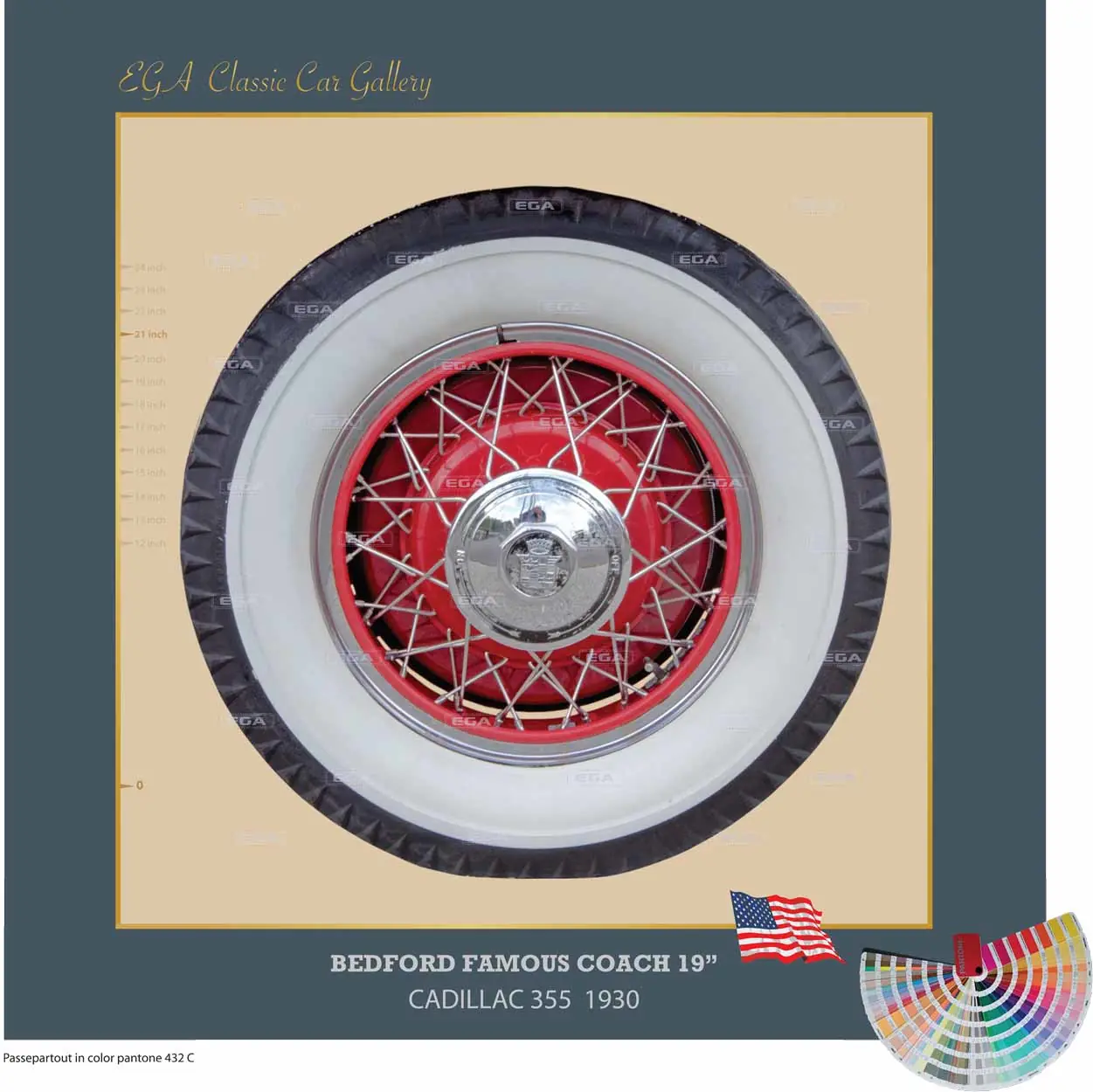Cadillac 355 1930 wheel 19"