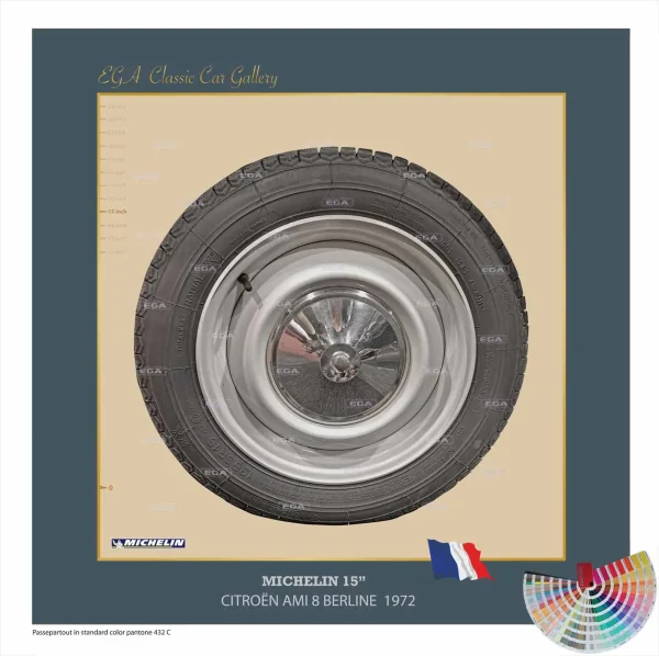 Citroën Ami 8 Berline 1972 wheel 15"