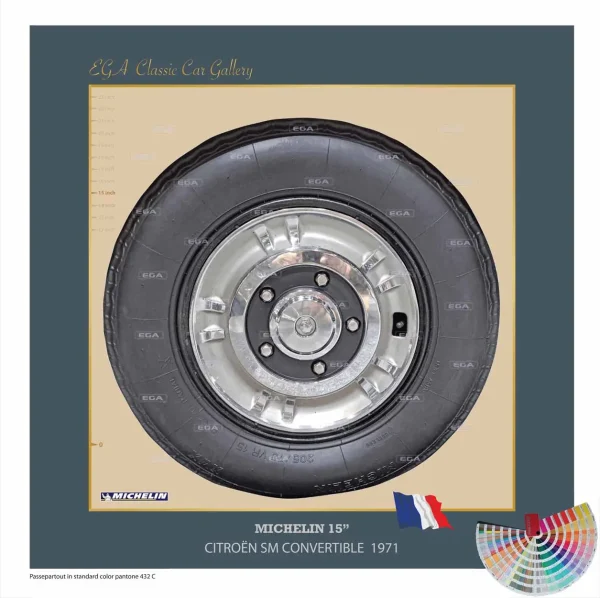 Citroën SM Cabriolet 1971 wheel 15"