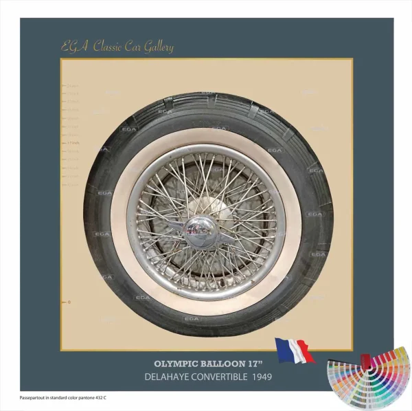 DeLaHayes 135MS Convertible 1949 wheel 17"