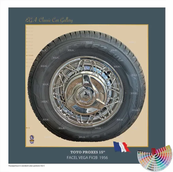 Facel  Vega FV2B 1956 wheel 15"