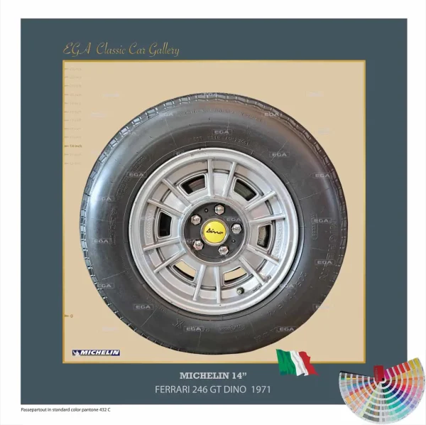 Ferrari 246 GT Dino 1971 wheel 14"