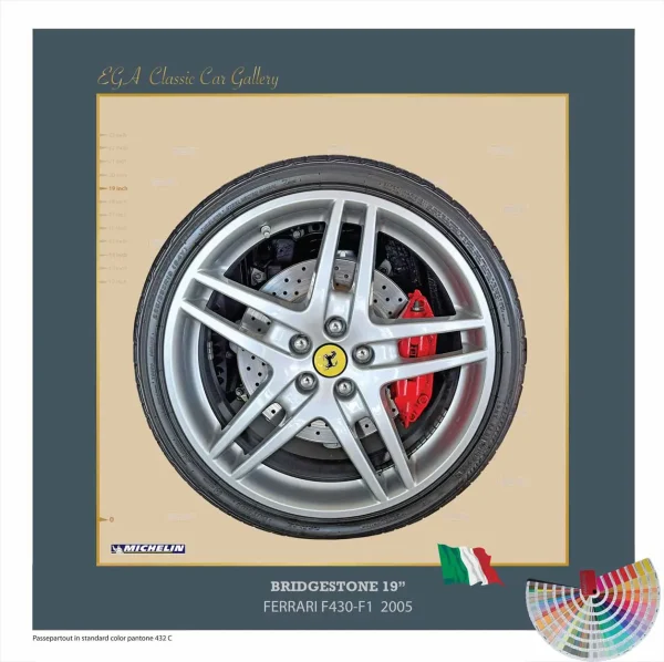 Ferrari F430 F1 Spider 2005 wheel 19"