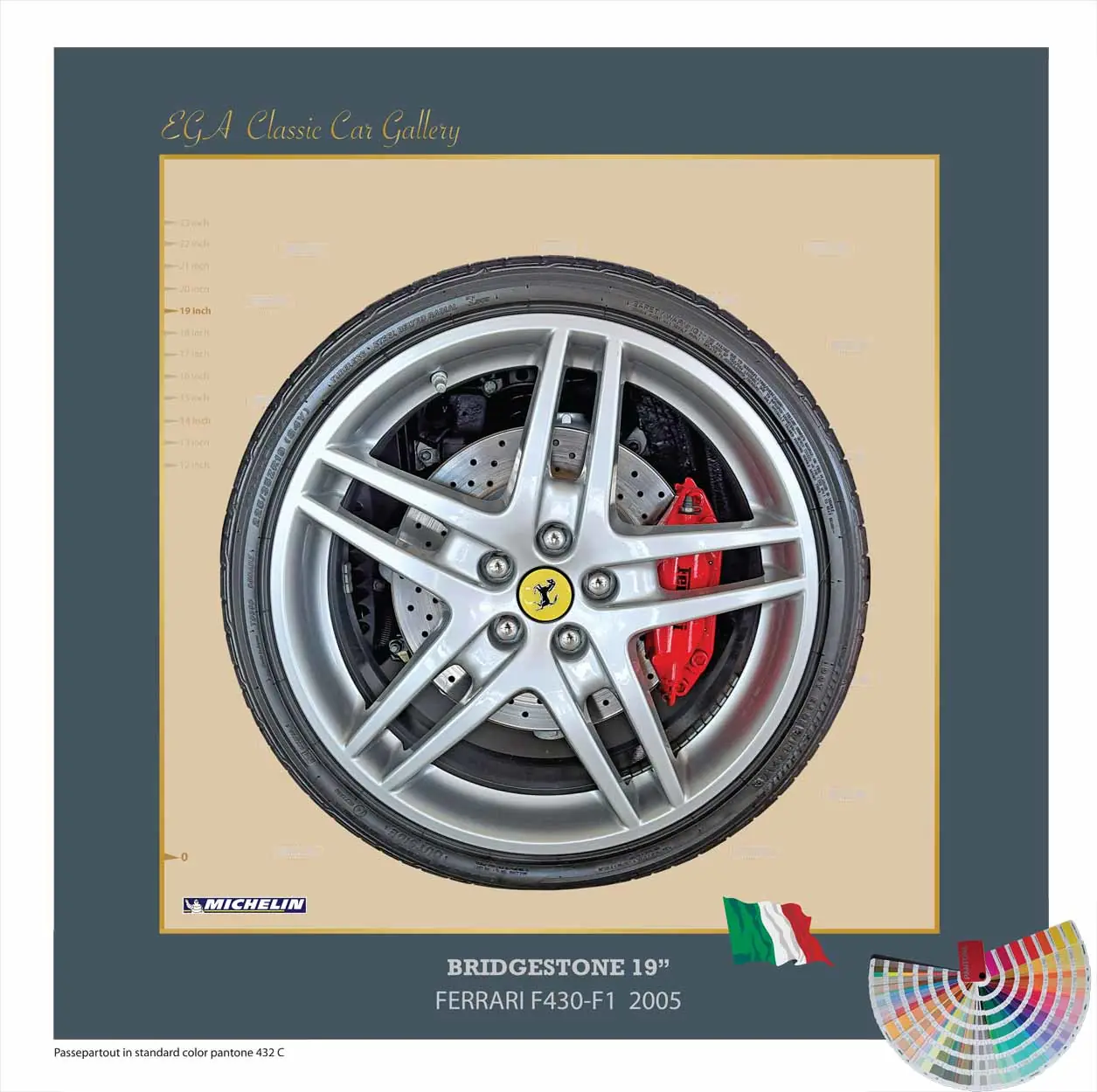 Ferrari F430 F1 Spider 2005 wheel 19"