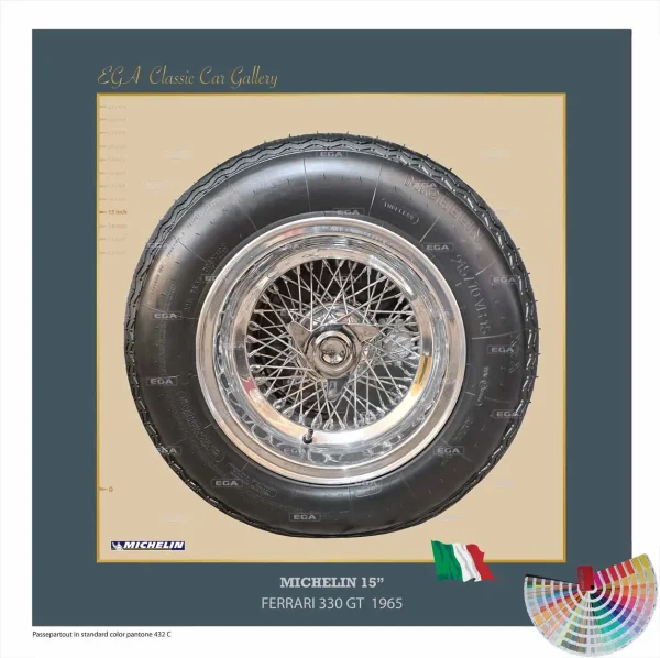 Ferrari 330 GT 1965 wheel 15"