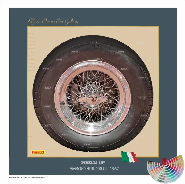 Lamborghini 400 GT 2+2 1967 wheel 15"