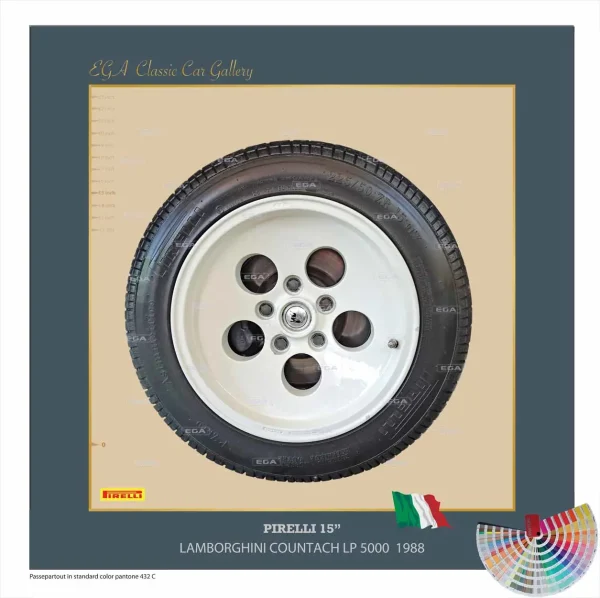 Lamborghini Countach LP5000 QV 1988 wheel 15"
