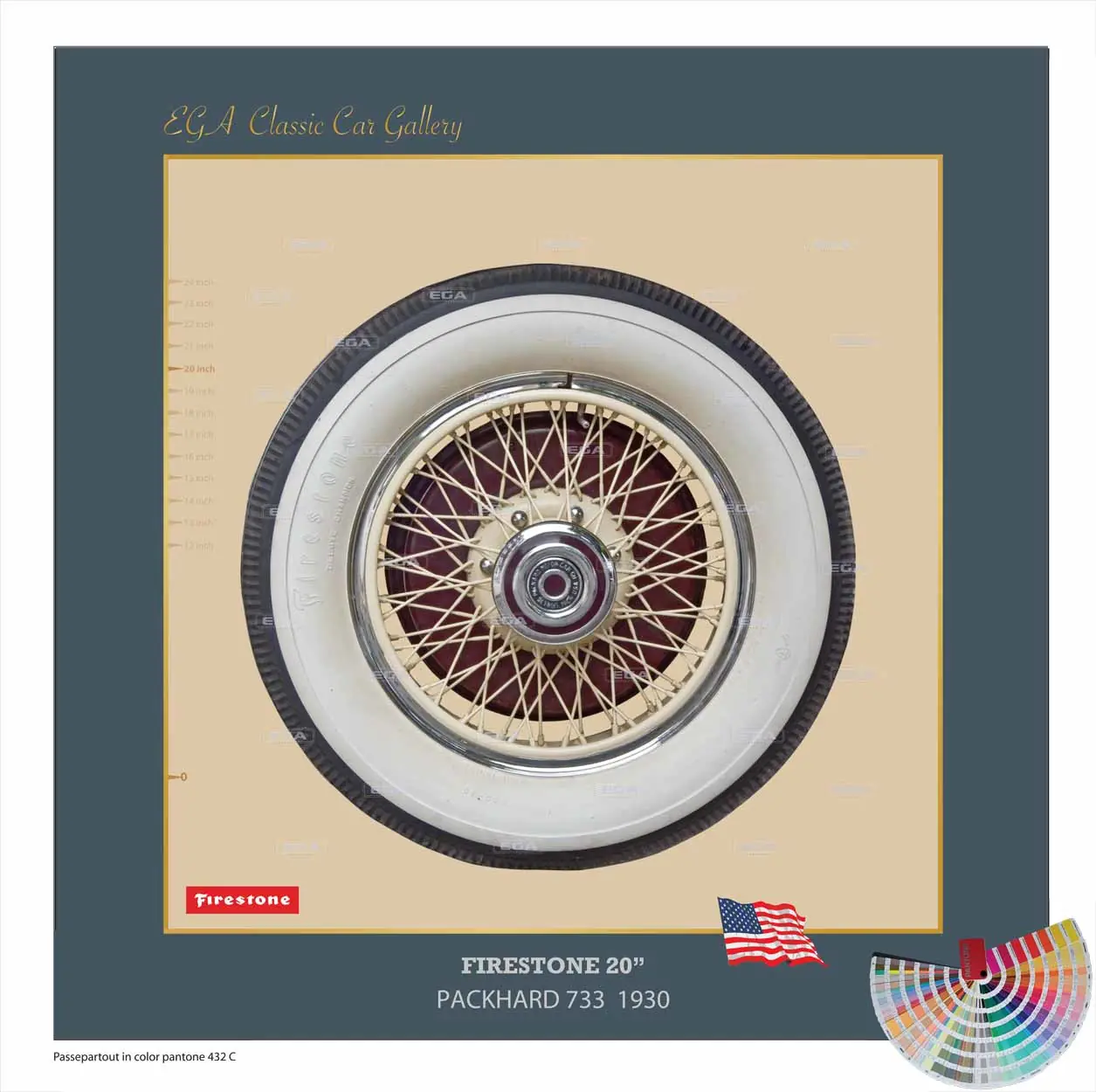 Packard 733 1930 wheel 20"