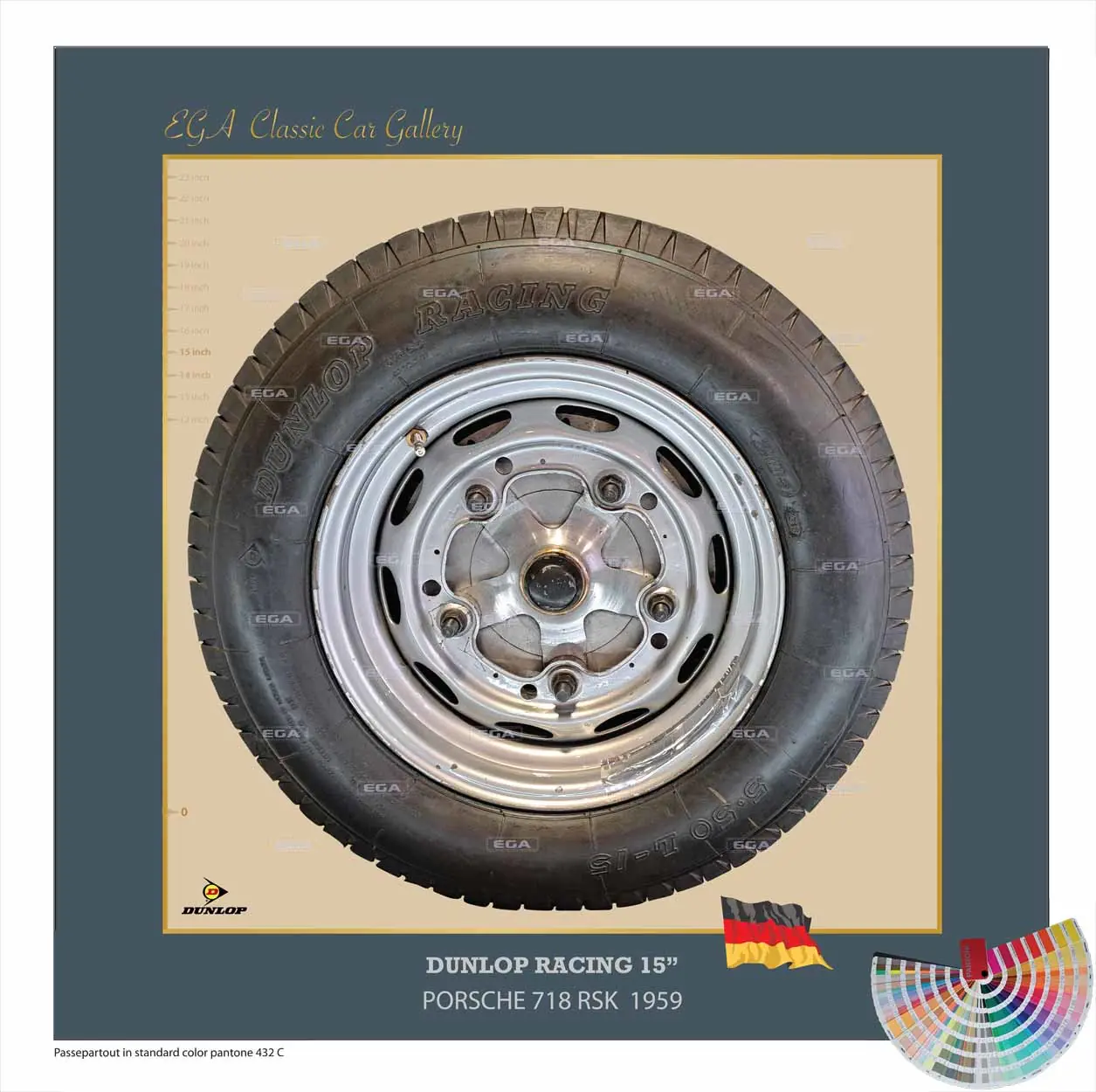 Porsche 718 RSK 1959 wheel 15"