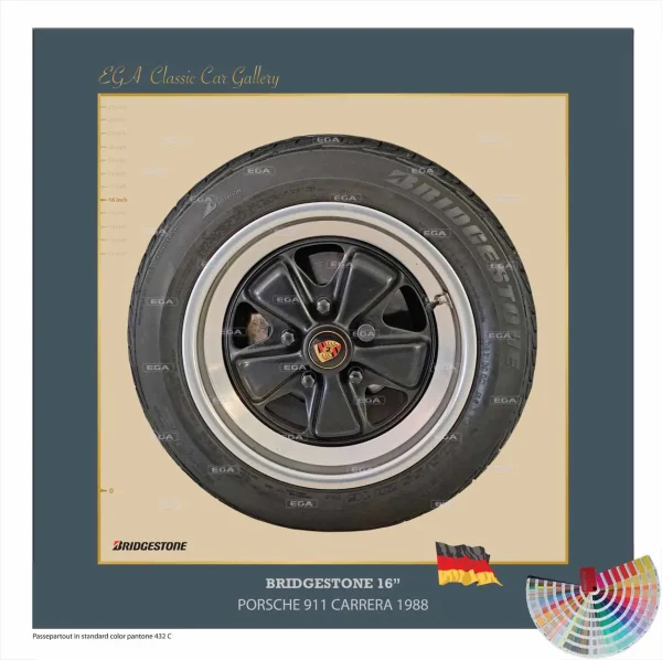 Porsche 911 Carrera Cabriolet 1988 wheel 16"