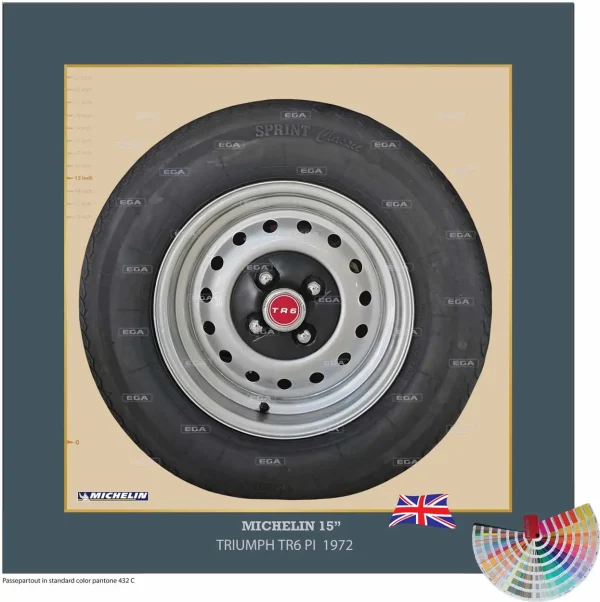 Triumph TR6 PI 1972 wheel 15"