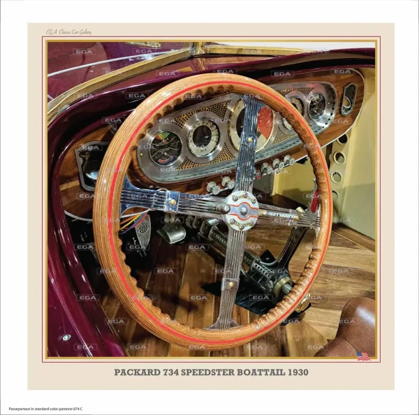 Packard 734 Speedster Boattail 1930 dashboard