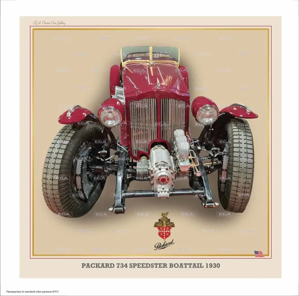Packard 734 Speedster Boattail 1930 front