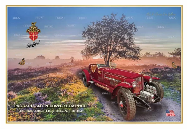 Art Packard 734 Speedster Boattail 1930