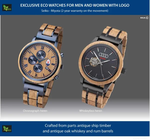 Watch with logoprint