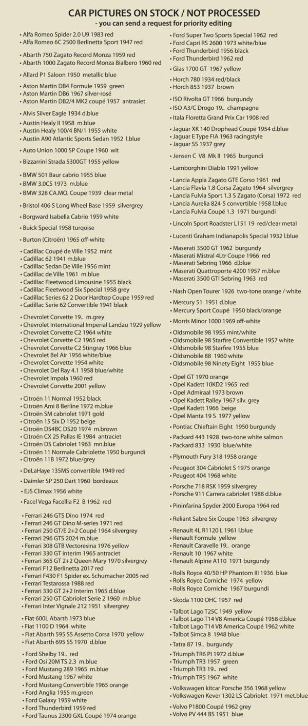 Carstock Photography Overview