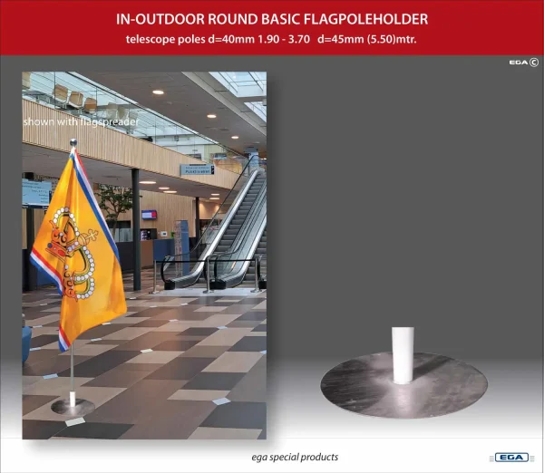 Round Basic Flagpoleholder