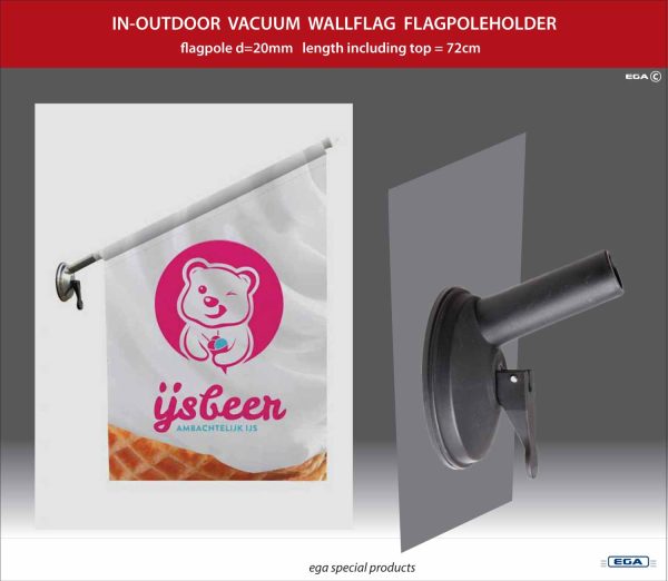 Vacuum Wallflagholder